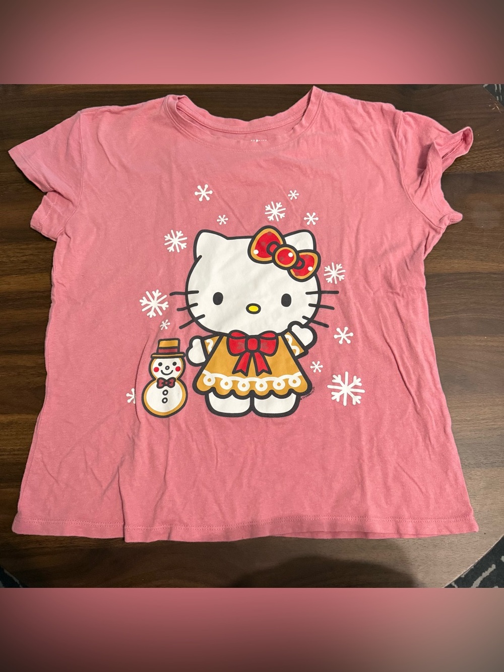 Girls hello kitty Christmas shirt